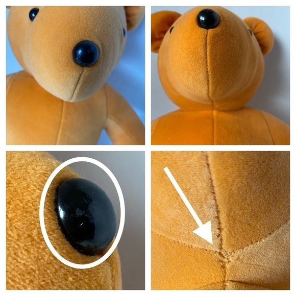 North American Bear Co Orange Bear Barbara Insenberg Designs 21” Vintage 1979 - Picture 4 of 12